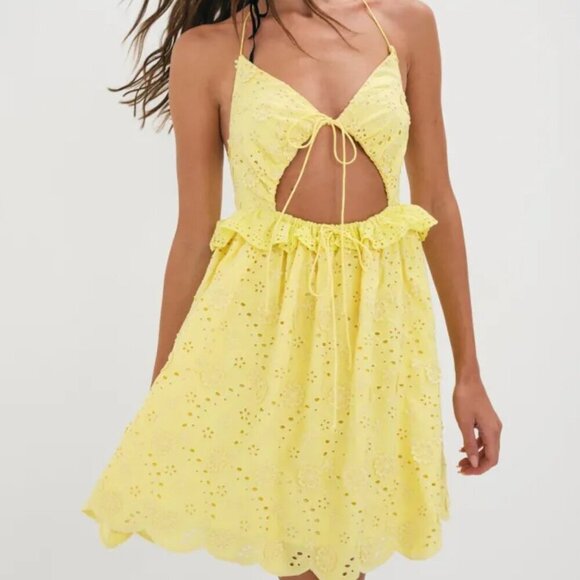 For Love & Lemons Natalia Mini Dress - Picture 1 of 8